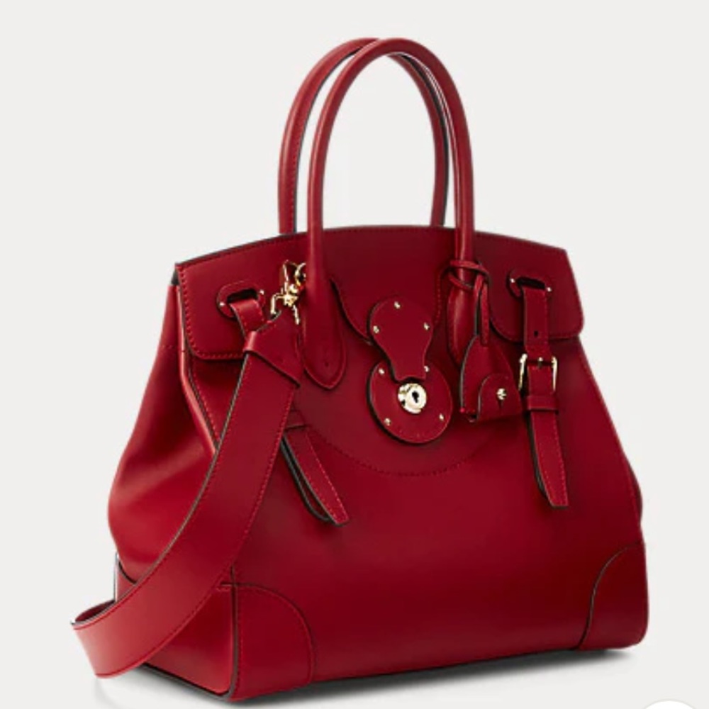 RALPH LAUREN
CALFSKIN SOFT RICKY 33-DEEP RED excellent used condition.